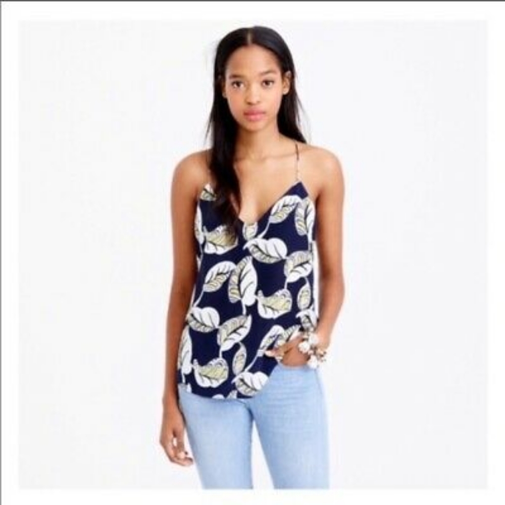 J. Crew silk carrie cami size 6